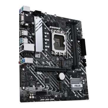 Asus Prime H610M-A D4 CSM Intel 12th Gen Socket LGA 1700 mATX Motherboard - 90MB19P0-M0EAYC