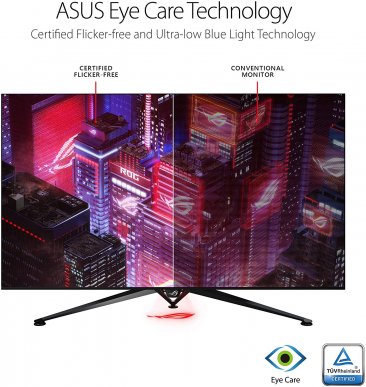 Asus ROG Swift PG65UQ 65” HDR Gaming Monitor 144Hz 4K (3840 X 2160) G-Sync Ultimate Eye Care DisplayPort HDMI USB Aura Sync HDR10 Displayhdr1000 UHD Premium