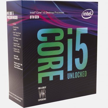 Intel Core i5-8600K Coffee Lake 6-Core 3.6 GHz (4.3 GHz Turbo) LGA 1151 (300 Series) 95W Desktop Processor Intel UHD Graphics 630