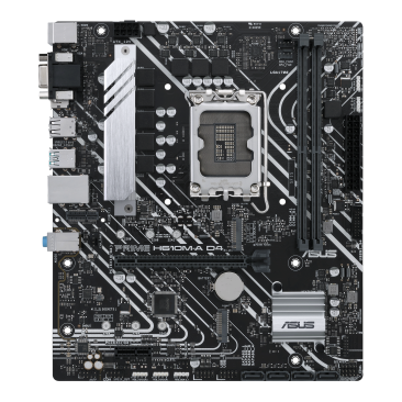Asus Prime H610M-A D4 CSM Intel 12th Gen Socket LGA 1700 mATX Motherboard - 90MB19P0-M0EAYC