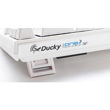Ducky One 2 SF 65% RGB Cherry Blue RGB Switch White/English-Arabic/White keycaps/ White case Keyboard- 1 Year Warranty