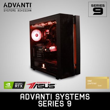 ADVANTI Systems Series 9: Intel I9-11900, NVIDIA GeForce RTX 3080 10GB, 32 GB DDR4 RAM, 1 TB NVME, 4 TB HDD, 850W Power Supply - 1 Year Warranty