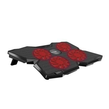 Promate Airbase 3 Ergonomic Laptop Cooling Pad with silent fan technology - Promate 02