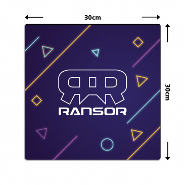 RANSOR Gaming Moozepad Cosmic- Navy Blue - 30x30 - RNSR-MP22-COS-STD