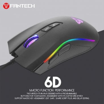Fantech X4S 6D Key 4800 DPI RGB Game Mouse