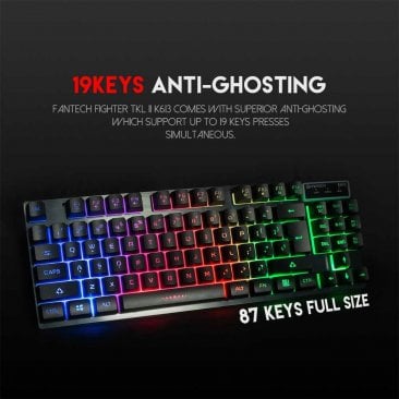 Fantech K613 Fighter TKL II Tournament Edition Gaming Keyboard