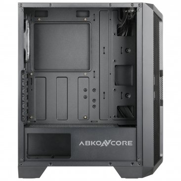 Abkon Core H250X RGB CASE 120mm Flower Fan*4 (No Controller) Tempered Glass for Left and Right panel - H250X