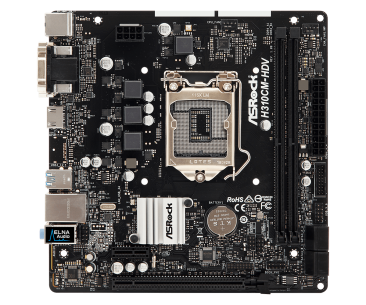 ASRock H310CM-HDV LGA1151/ Intel H310/ DDR4/ SATA3&USB3.1/ A&GbE/ MicroATX Motherboard