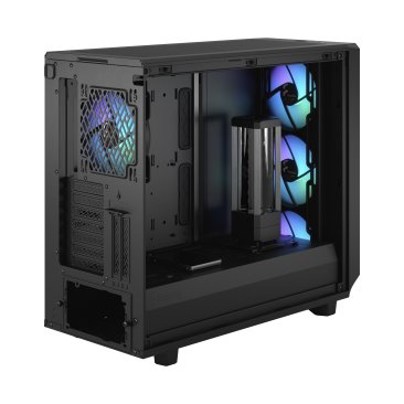 Fractal Design Meshify 2 RGB Black TG Light Tinted Tempered Glass Window ATX Mid Tower Computer Case - FD-C-MES2A-06