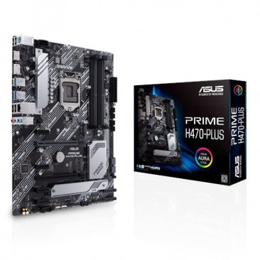 Asus PRIME H470-PLUS/CSM LGA1200/ Intel H470/ DDR4/ 2-Way CrossFireX/ SATA3&USB3.2/ M.2/ WiFi/ ATX Motherboard MB-PH470PL