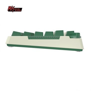 Royal Kludge RKH81 Wireless RGB Mechanical Gaming Keyboard - Sky Cyan Switches, Eng/Ara Layout, Time Machine - RKH81 SKYCYN/TIMING