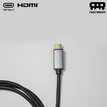 RANSOR Premium 4K Type C to HDMI Cable 1.5m/5ft - RNSR-CBL-CHDMI150
