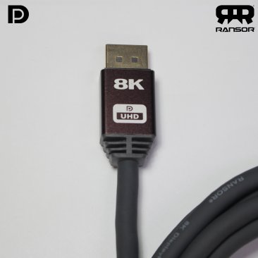 RANSOR Ultra High Speed 8K DisplayPort v1.4 3m/10ft Cable - RNSR-CBL-DP14300