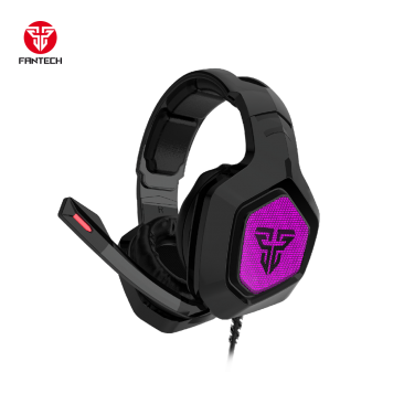 Fantech MH83 Adjustable Over Ear Gaming Headphone RGB Light Gaming Headset