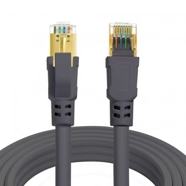 RANSOR® CAT8 10m/33ft Premium Ethernet Cable - Black