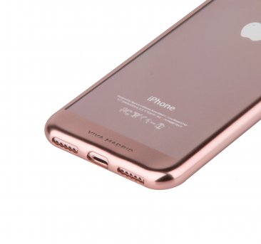 Viva Madrid Metalico Flex Borde for iPhone 7 Plus Back - Rose Gold