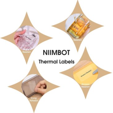 Niimbot Thermal Label Paper 50*50 - 150 White Round - T50*50 WHITE ROUND