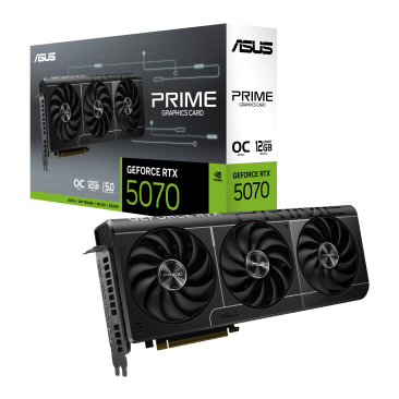 Asus Prime GeForce RTX 5070 OC 12GB GDDR7 Graphics Card - Black - 90YV0M10-M0NA00