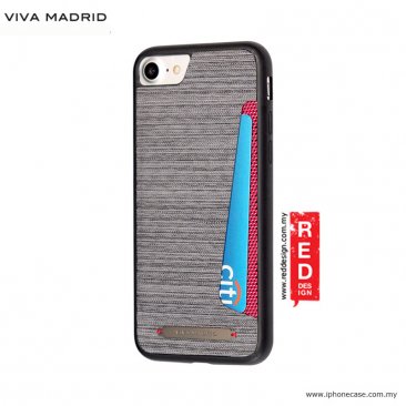 Viva Madrid Atleta for iPhone 7 Card Case - Gray