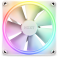 NZXT F120RGB Duo - 120mm Dual-sided RGB Fan - Triple Pack w/RGB Controller White - RF-D12TF-W1.ME
