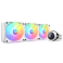NZXT Kraken RGB 360mm AIO RGB CPU Liquid Cooler with LCD Display - White - RL-KR360-W1