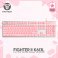 Fantech FIGHTER II K613L Sakura Edition Gaming Keyboard-FANTECH K613L SAKURA