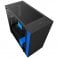 NZXT H400i Micro-ATX Computer Case (Matte Black+Blue) | CA-H400W-BL