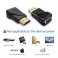 VicTsing Gold-Plated HDMI to VGA Converter Adapter for PC, Laptop, DVD, Desktop and other HDMI Input Devices - Black