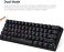 Motospeed CK62 Bluetooth Mechanical Keyboard RGB Black with Red switch with Arabic layout