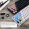 Motospeed CK62 Bluetooth Mechanical Keyboard RGB Black with Blue switch with Arabic Layout
