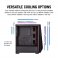 Corsair Carbide Series SPEC-DELTA RGB Tempered Glass Mid-Tower ATX Gaming Case, Black (CC-9011166-WW)