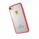 Ferrari Racing Shield TPU Transparent Case for iPhone 7 - Red