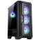 Abkon Core H250X RGB CASE 120mm Flower Fan*4 (No Controller) Tempered Glass for Left and Right panel - H250X
