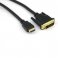 VCOM CG481G-6FEET-BLACK 6ft DVI Male to HDMI Male Cable (Black)
