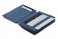 Garzini Magic Coins and ID Window Wallet RFID Leather Hold Up to 17 Card - Sapphire Blue