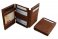 Garzini Magic Wallet RFID Leather Plus Magistrable Hold Up to 23 Card - Java Brown