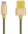 REMAX RC-080m 1m USB to Micro USB Data Sync Charging Cable - Gold