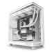 NZXT H6 Flow Compact Dual-Chamber Airflow Mid-Tower ATX Case White - CC-H61FW-01.ME