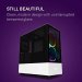 NZXT H510 Elite - Premium Mid-Tower ATX Case PC Gaming Case - Dual-Tempered Glass Panel - Front I/O USB Type-C Port - Vertical GPU Mount - Integrated RGB Lighting - Water-Cooling Ready - White/Black