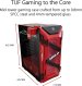 Asus TUF Gaming GT301 RED/ Gundam ZAKU II Edition - ATX Mid-Tower Compact Case with Honeycomb Front Panel - 90DC0044-B49000