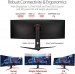 ASUS ROG Strix XG43VQ 43"  DisplayPort Built-in Speakers 1800R Curved Gaming Monitor with FreeSync 2 HDR, DisplayHDR 400, Shadow Boost