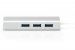 Digitus 3 Port USB 3.0 Type-C Hub with Gigabit Ethernet 3xUSB A/F,1xUSB C/M,1xRJ45 LAN Supports Windows and Mac OS - DA-70255