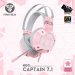 Fantech CAPTAIN 7.1 HG11 SAKURA Edition 7.1 Wired Gaming Headphone-FANTECH HG11 SAKURA