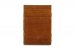 Garzini Magic Coin Wallet RFID Leather Essenziale Hold Up to 10 Cards - Camel Brown