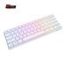 Royal Kludge RK61 Wireless RGB Mechanical Keyboard - Blue Switch, Eng/Ara, White - RK61 TRI MODES WHT/BLUE