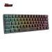 Royal Kludge RK61 Wireless RGB Mechanical Keyboard - Blue Switch, Eng/Ara, Black - RK61 TRI MODES BLK/BLUE