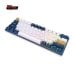 Royal Kludge RK61 Plus Tri-Modes Wireless Mechanical Keyboard White/Blue-Switch (Color: Klein Blue) - Eng/Ara Keys - RK61 PLUS - KL BLU/BLUE