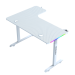 RANSOR SPACE-L Pro RGB Height Adjustable Desk - White - RNSR-GD-SPLPRO-WHT
