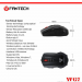 Fantech WG7 2000 DPI 2.4GHz Wireless 6 Button Gaming Mouse - Black