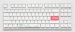 Ducky One 2 TKL RGB Cherry Silent Red RGB Switch White/ Black keycaps/ White top case white bottom case | ENG/ARABIC Keys -DKON1787ST-SARALWWT1
